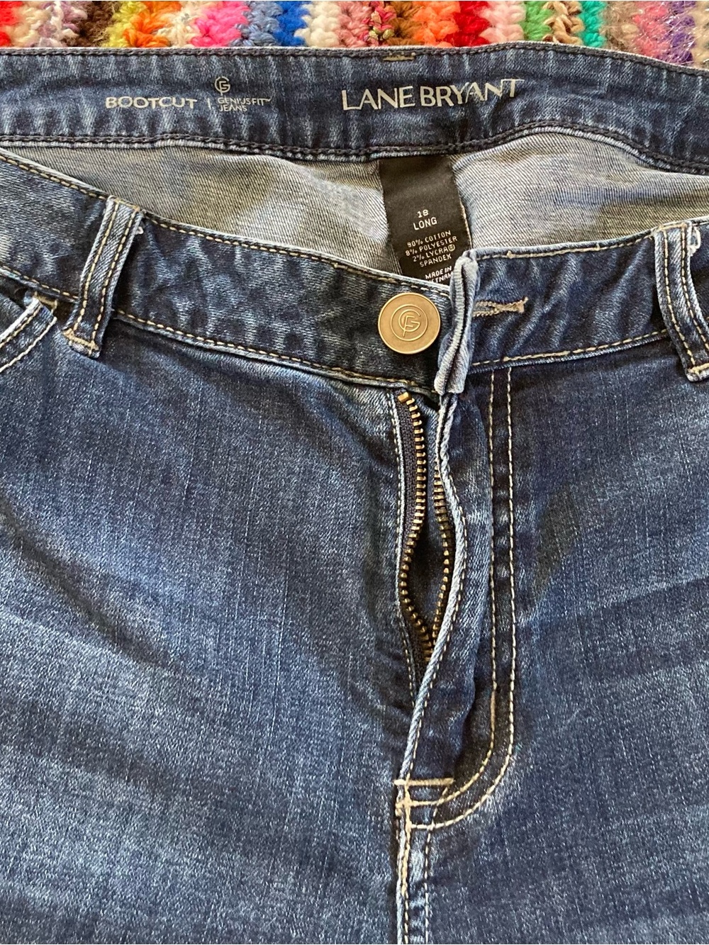 Eddie Bauer, Lane Bryant, Woman Within,3 pr Boot Cut Jeans size 18 tall!! - Picture 4 of 4